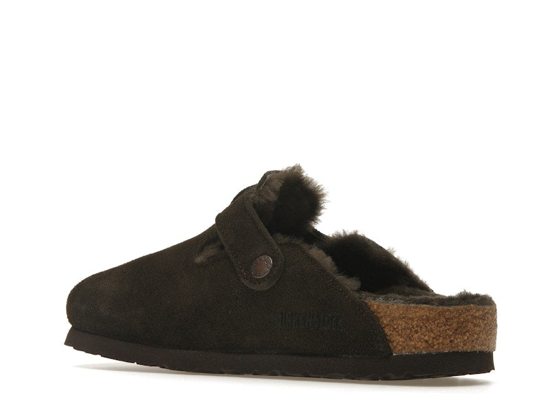 Birkenstock Boston Shearling Suede Mocha