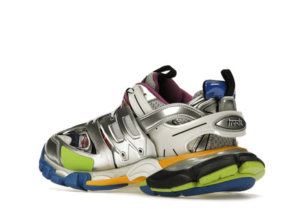 Balenciaga Track Leather Free White Silver Multi