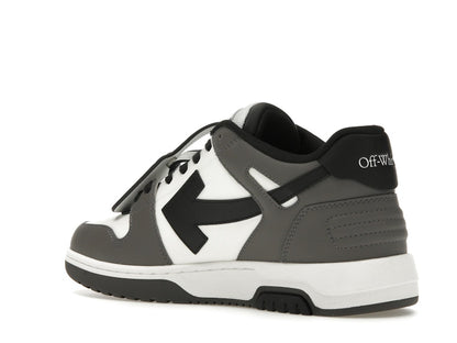 OFF-WHITE Out Of Office OOO Low Tops Dark Gray Black
