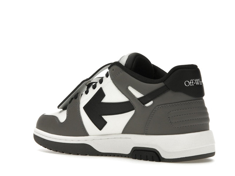 OFF-WHITE Out Of Office OOO Low Tops Dark Gray Black