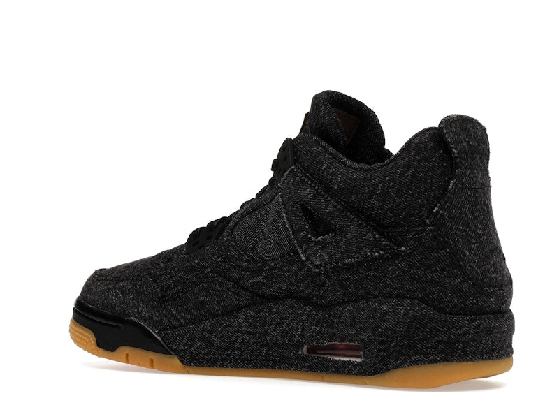 Jordan 4 Retro Levi's Black (GS) (Levi's Tag)