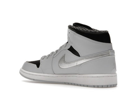 Jordan 1 Mid Pure Platinum Metallic Silver