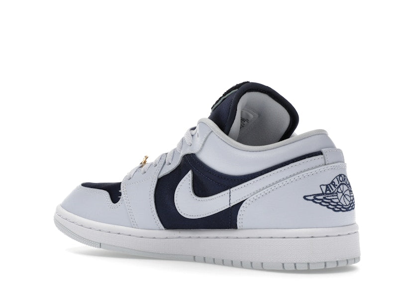 Jordan 1 Low SE Football Grey White Gym Red Midnight Navy (Women's)