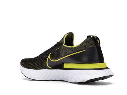 Nike React Infinity Run Flyknit Black Sonic Yellow