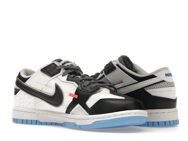 Nike Dunk Low Scrap Black Neutral Grey University Blue White