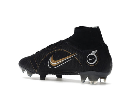 Nike Mercurial Superfly 8 FG Black Metallic Silver Gold