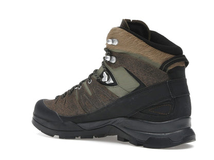 Salomon X-ALP Mid Distressed Leather GTX Dark Earth Black