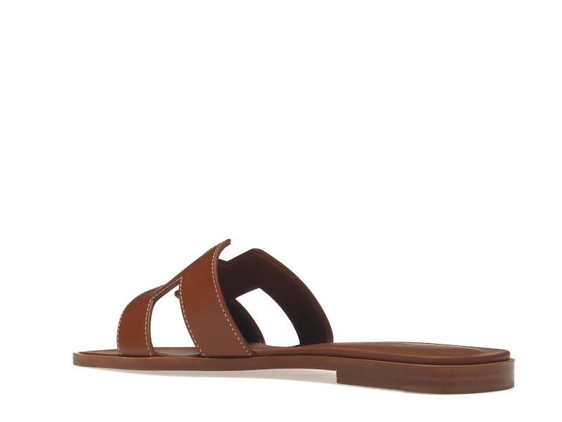 Hermes Oran Sandal Gold Box Calfskin Leather