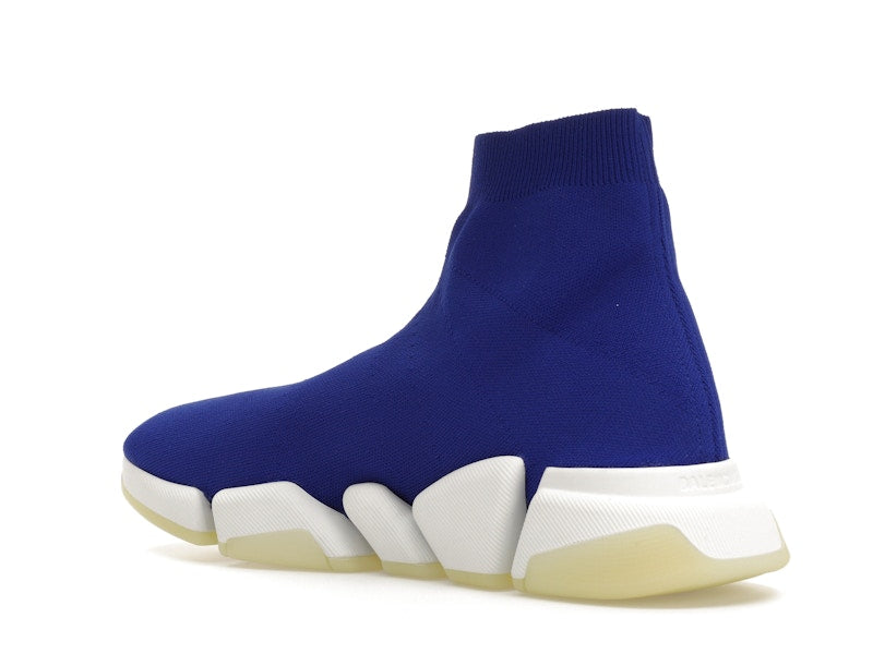 Balenciaga Speed 2.0 Recycled Knit Blue Glow