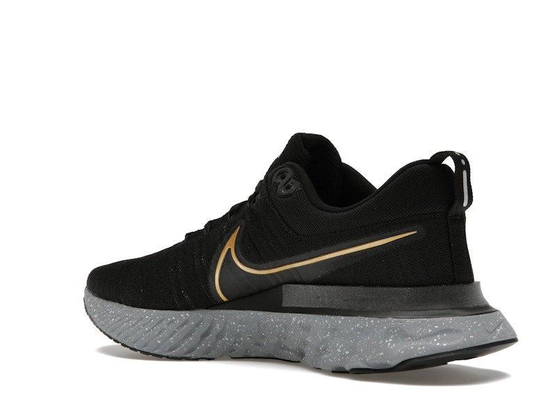 Nike React Infinity Run Flyknit 2 Black Gold