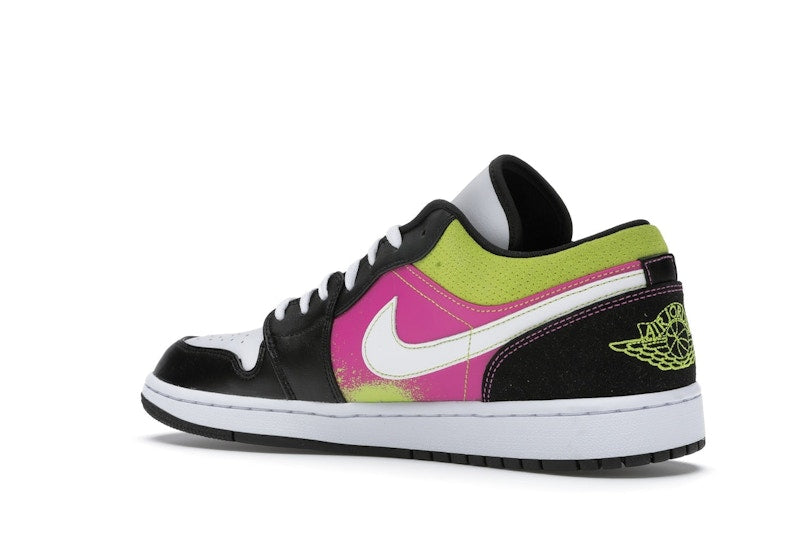 Jordan 1 Low Black Active Fuchsia Cyber