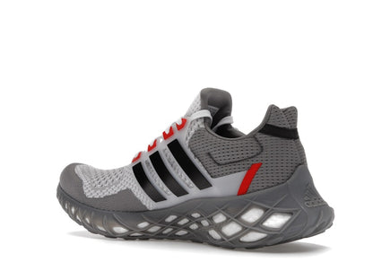 adidas Ultra Boost Web DNA Grey Vivid Red