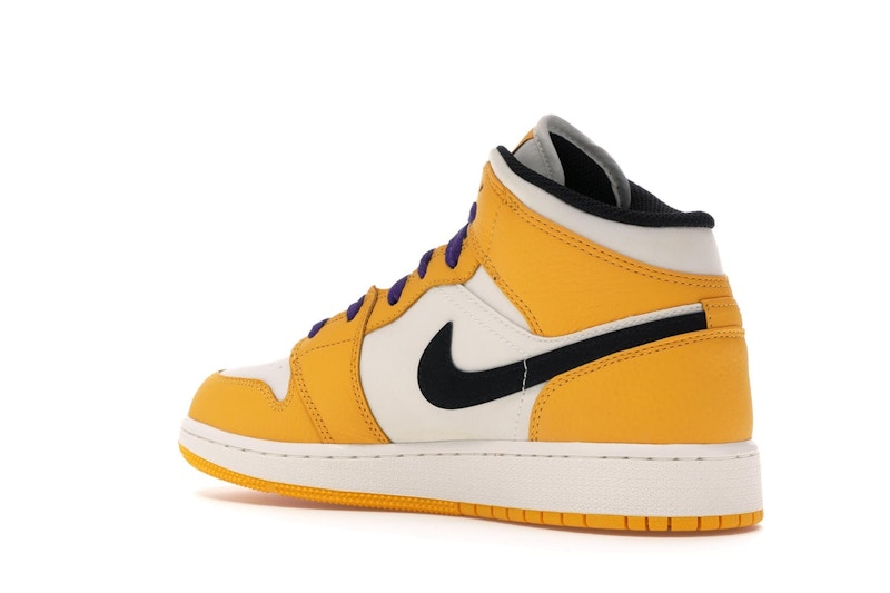 Jordan 1 Mid SE Lakers (GS)