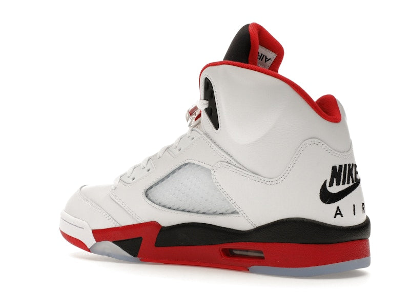 Jordan 5 Retro Fire Red Black Tongue (2025)