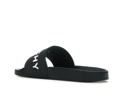 Givenchy Paris Slide Sandals Black