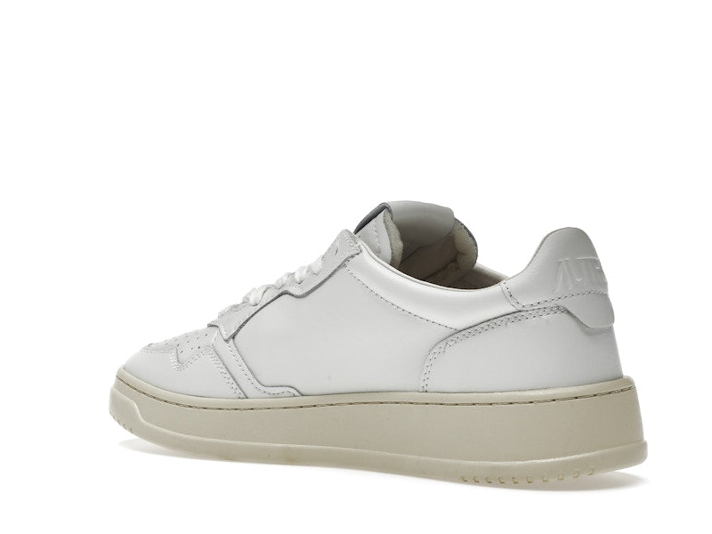 Autry Medalist Leather Low White