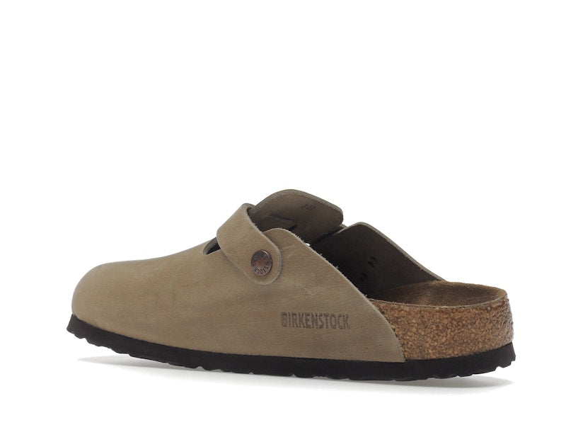 Birkenstock Boston Soft Footbed Oiled Leather Tobacco Brown