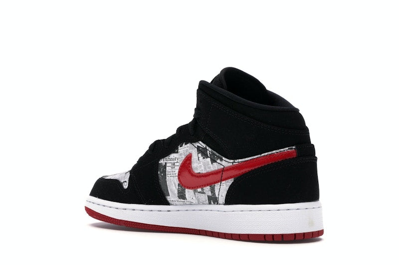 Jordan 1 Mid Newspaper Air Times (GS)