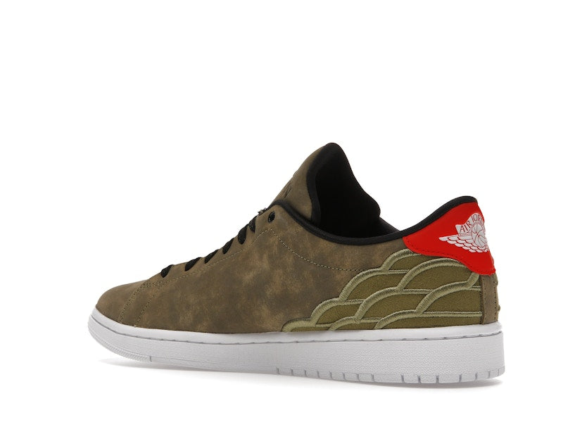 Jordan 1 Centre Court Oil Green