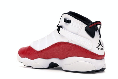 Jordan 6 Rings White University Red