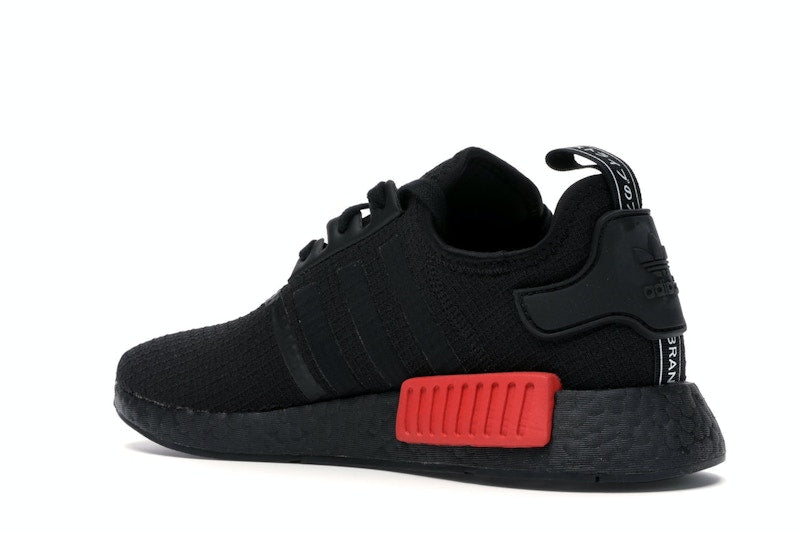 adidas NMD R1 Core Black Lush Red