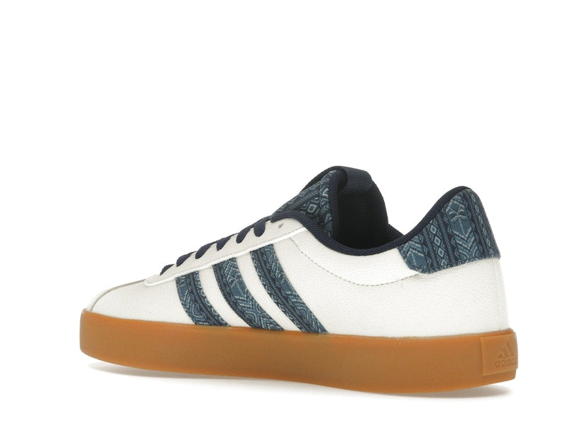 adidas Vl Court 3.0 Off White Night Indigo Gum (Women's)