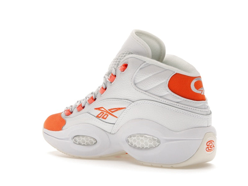 Reebok Question Mid Orange Toe