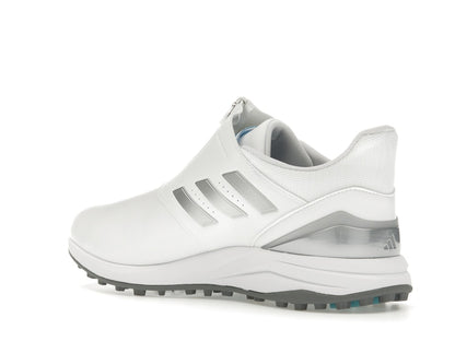 adidas Solarmotion BOA 24 Spikeless Golf Cloud White Silver Metallic Blue Burst