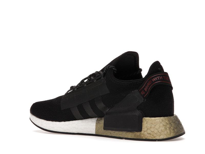 adidas NMD V2 Core Black Gold Metallic