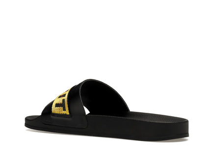OFF-WHITE Industrial Belt Slides Black Yellow