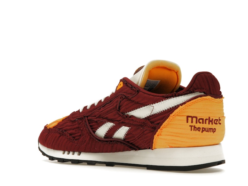 Reebok Classic Leather Pump Market Classic Burgundy
