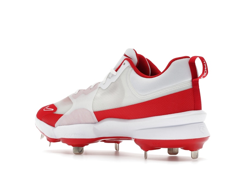 Nike Force Zoom Trout 9 Pro White Team Red University Red