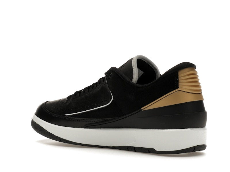 Jordan 2 Retro Low Black Metallic Gold (Women's)