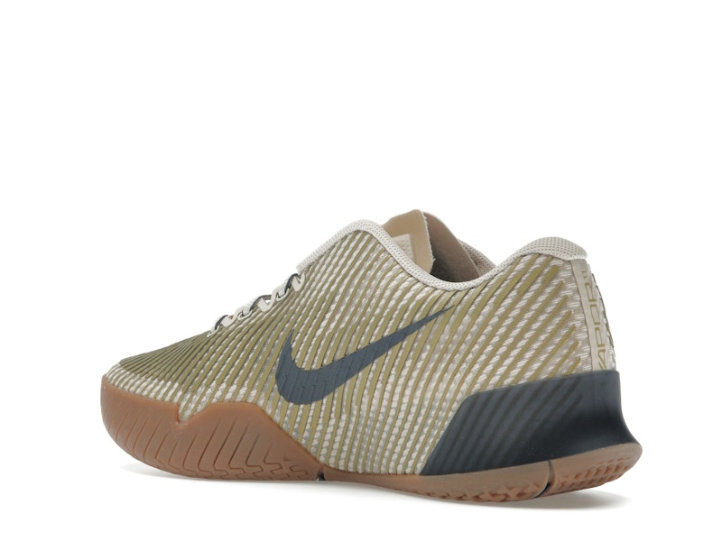Nike Court Vapor 11 HC Premium Sanddrift Thunder Blue Gum Medium Brown Metallic Gold