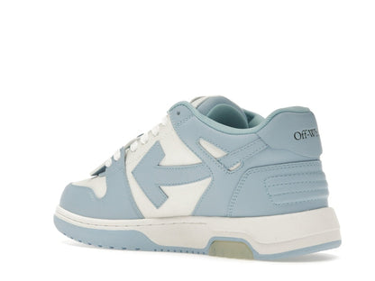 OFF-WHITE OOO Low Out Of Office Calf Leather White Light Blue