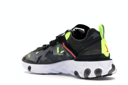 Nike React Element 87 Medium Olive Bright Crimson
