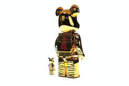 Bearbrick x Tyga x Hajime Sorayama 100% & 400% Set Gold