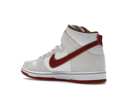 Nike SB Dunk High Sail Bright Crimson