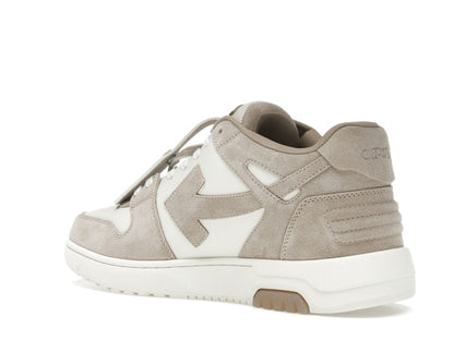 OFF-WHITE Out Of Office OOO Low Tops Beige Natural Suede