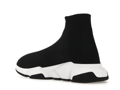 Balenciaga Speed Graffiti Trainers White Black Logo (Women's)