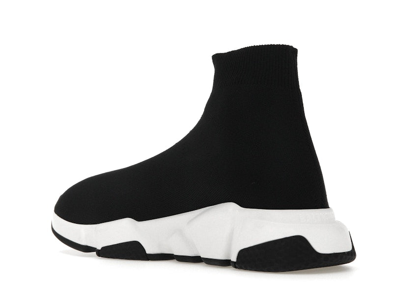 Balenciaga Speed Graffiti Trainers White Black Logo (Women's)
