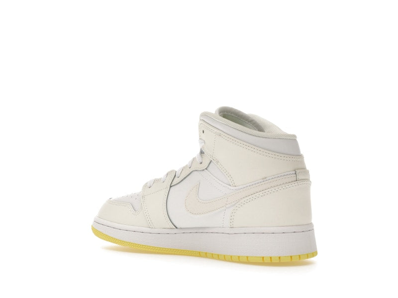 Jordan 1 Mid Sail Light Laser Orange (GS)