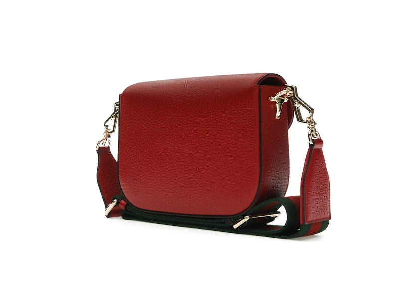 Gucci x adidas Horsebit 1955 Shoulder Bag Red