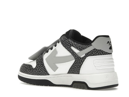 OFF-WHITE Out Of Office OOO Low Tops Black Grey with Dots