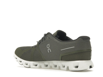On Running Cloud 5 Olive Green White