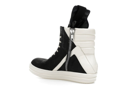 Rick Owens Geobasket High Black Milk