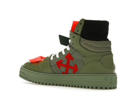 OFF-WHITE Off Court 3.0 Military Green Fuschia