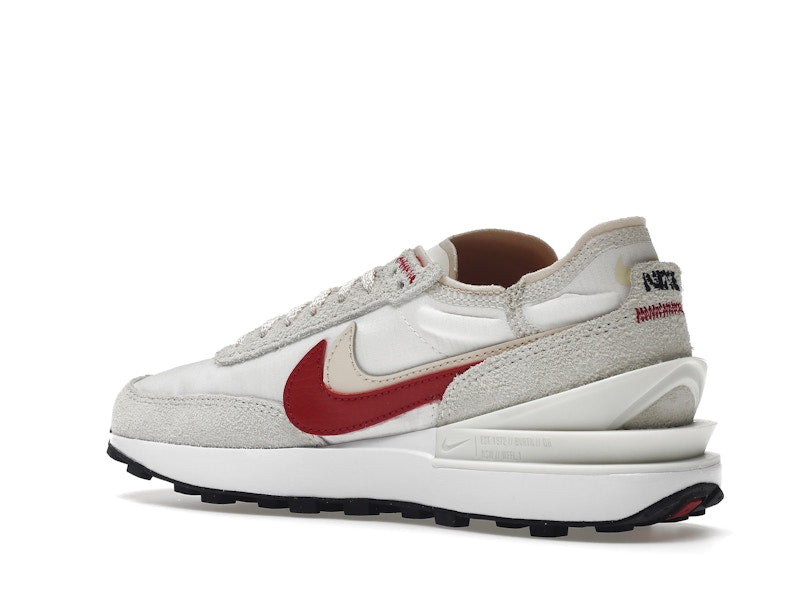 Nike Waffle One SE Sail Pearl White Black Gym Red (Women's)