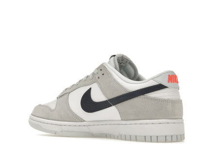 Nike Dunk Low White Grey Navy Aqua Mini Swoosh