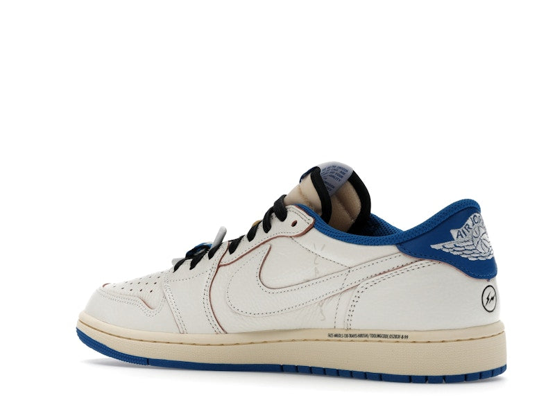 Jordan 1 Retro Low OG SP Fragment x Travis Scott Sail Military Blue